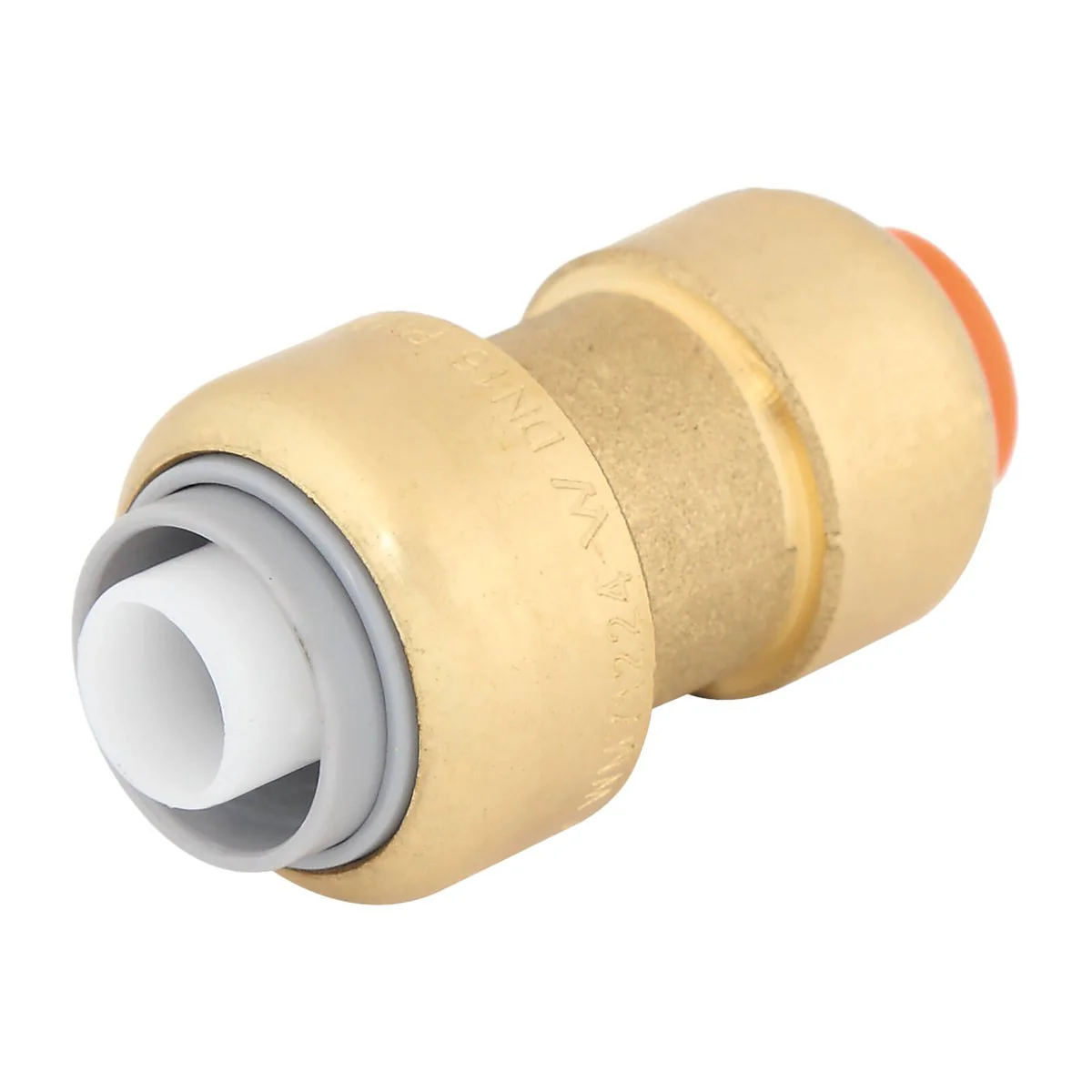 Smartex Pex Copper Conversion Coupling 16 x 15mm - Lead Free Brass - Push-Fit