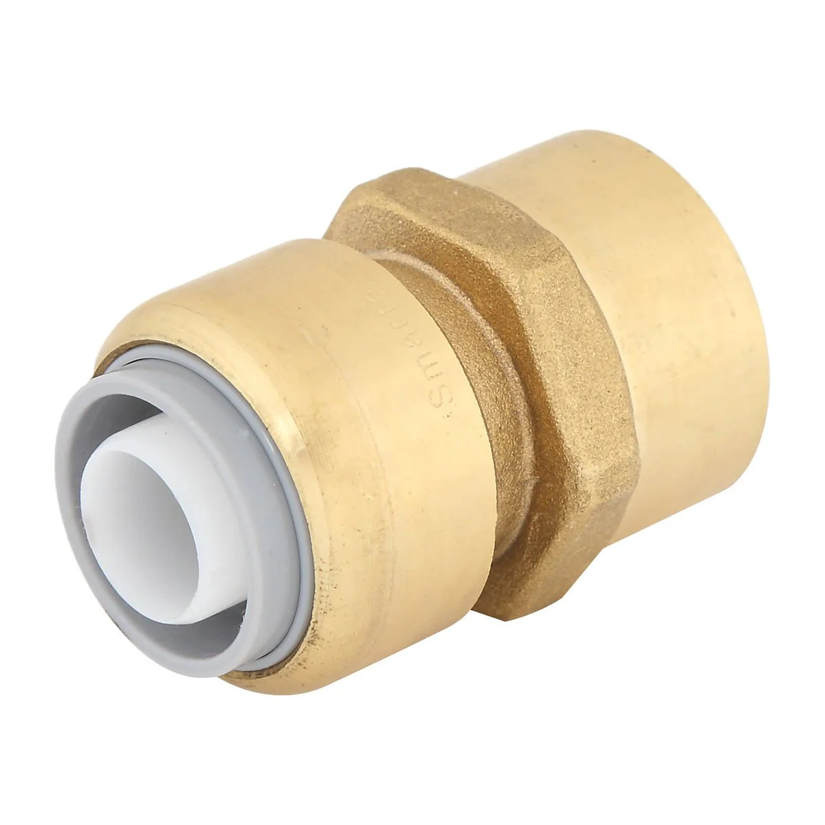 Smartex Pex Female Connector - 20 x 20mm - Lead Free Brass - Push-Fit