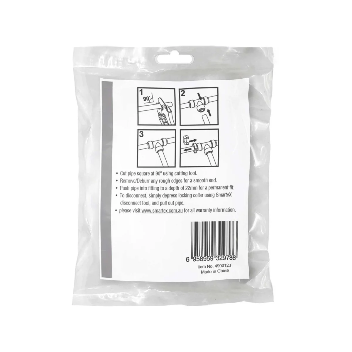 SmarteX Pex Fitting Disconnect Kit - 50mm - Lightweight - Easy Disassembly - Image 3
