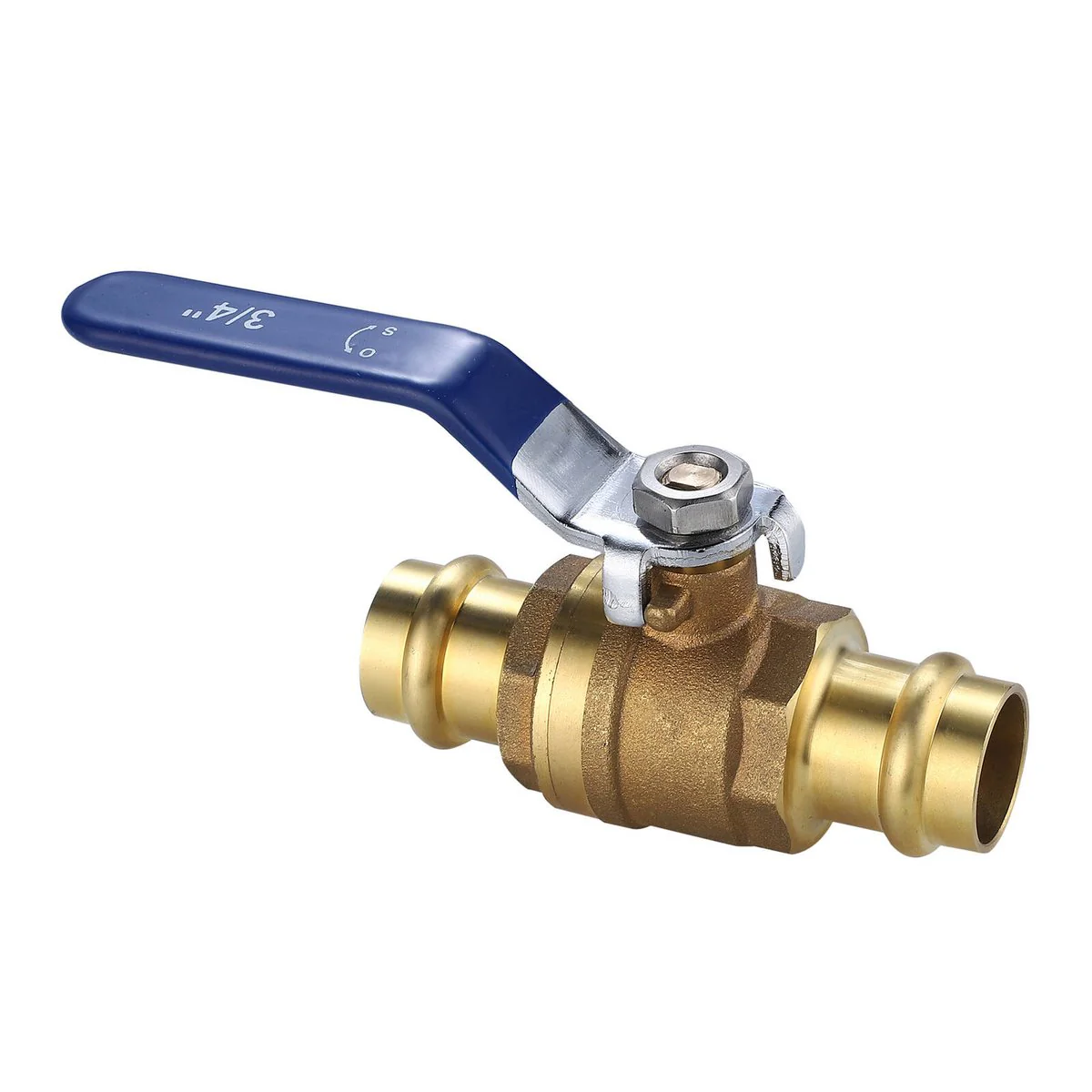 Smartex Press 20mm Ball Valve - Lead-Free Brass - Flame-Free Installation