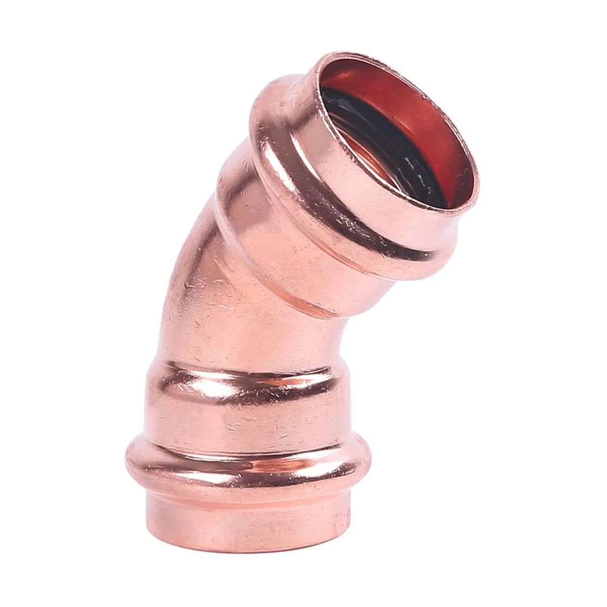 Smartex Press 20mm Copper 45° Elbow - Flame-Free Fitting - WaterMark Certified