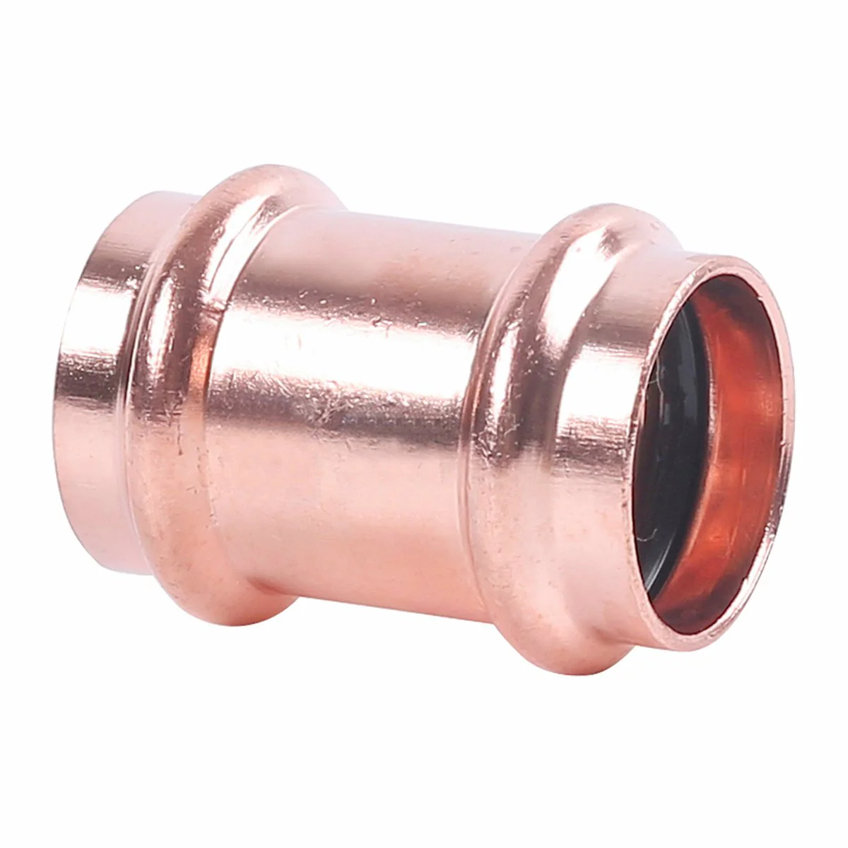 Smartex Press 25mm Copper Slip Coupling - Flame-Free Fitting - 1 Pack