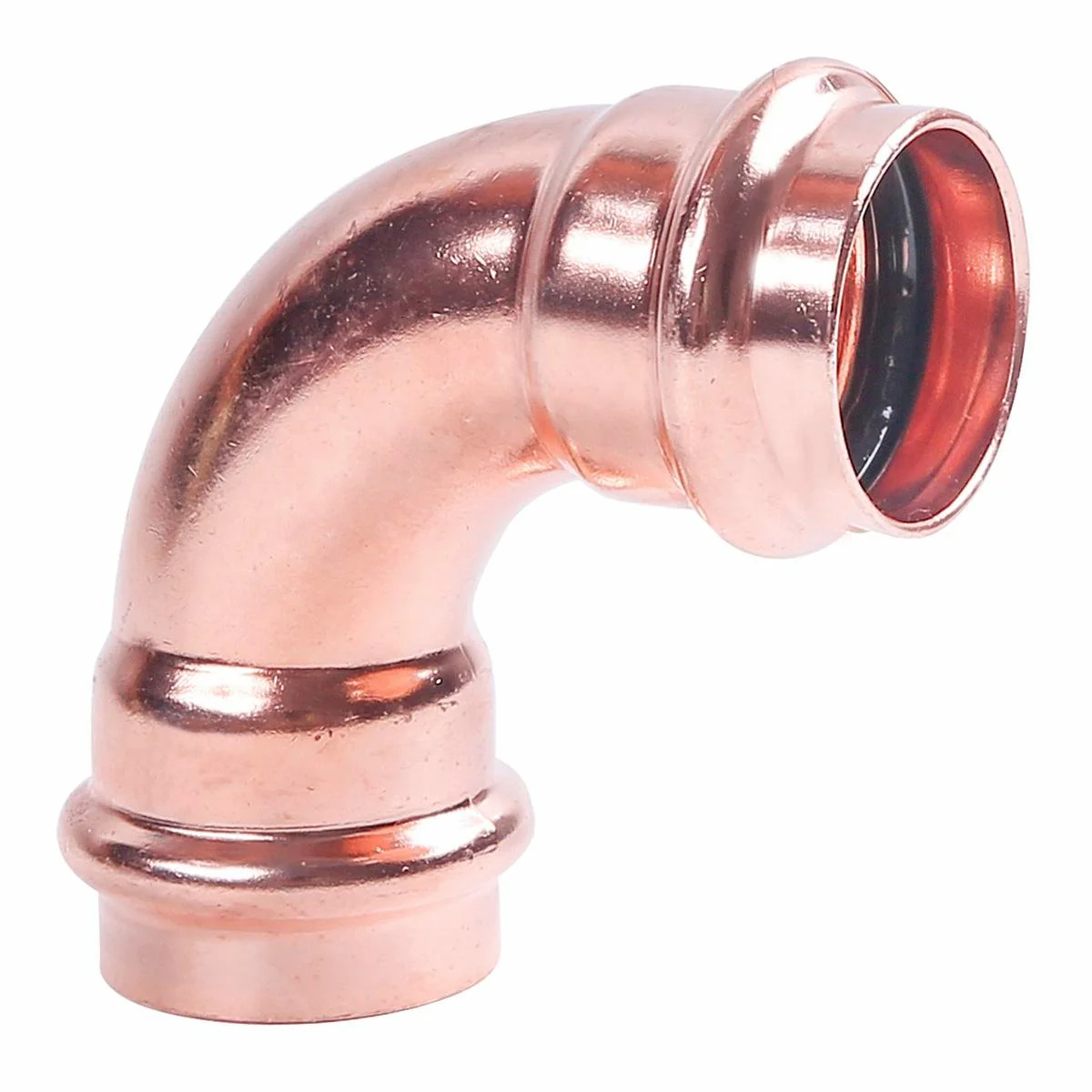 SmarteX-PRESS Elbow - 20mm - Copper - Flame-Free Installation