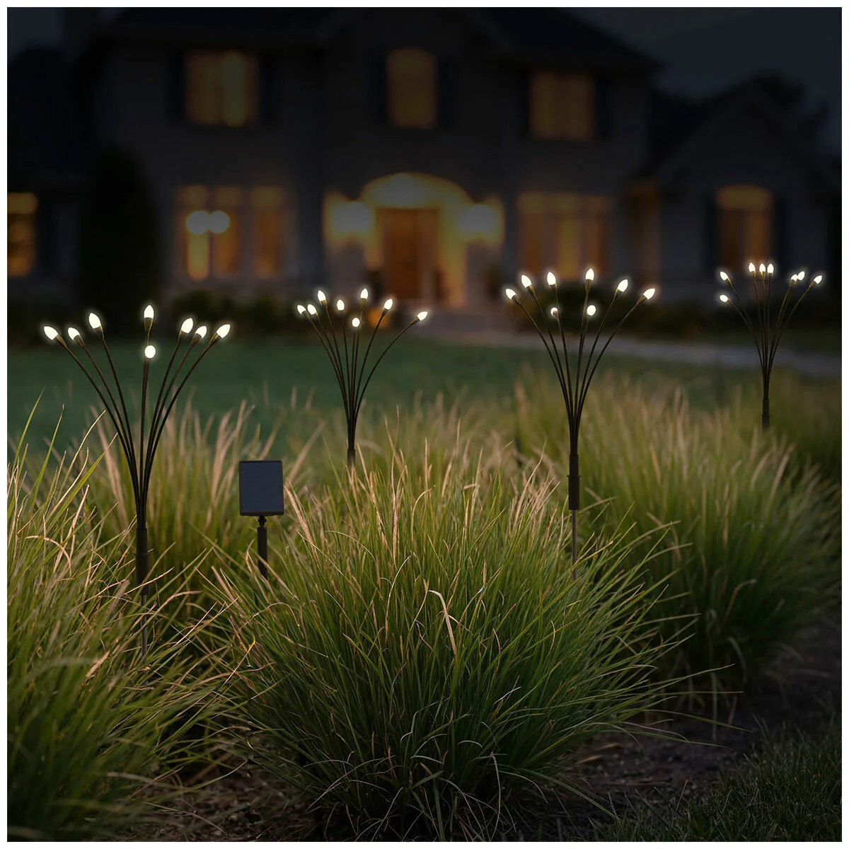 SOL-R-BRITE Solar Firefly Lights Set of 4 IP65 Black Weather Resistant - Image 7