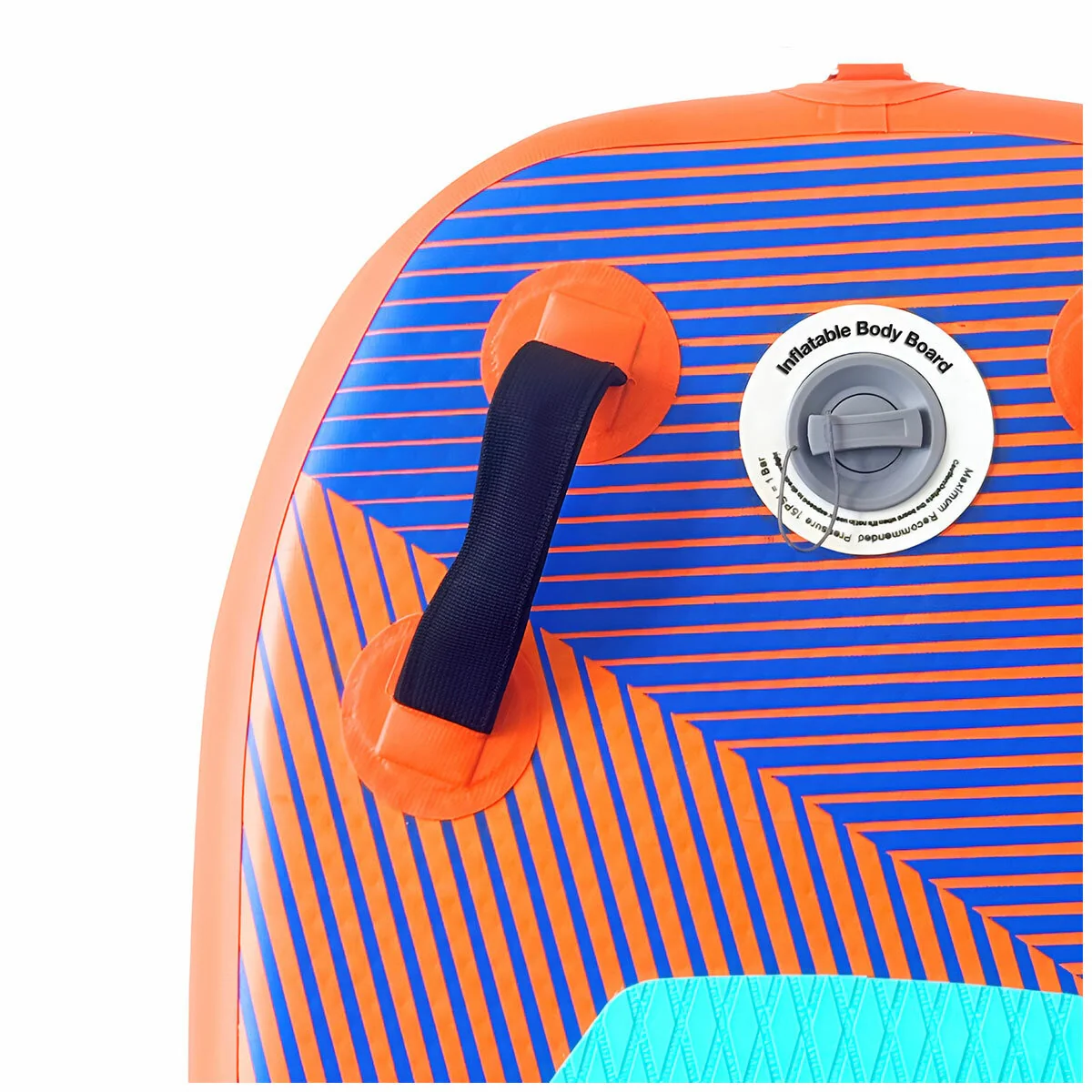Spire Inflatable Body Board 94cm SP-BB-94 Blue/Orange PVC Portable - Image 2