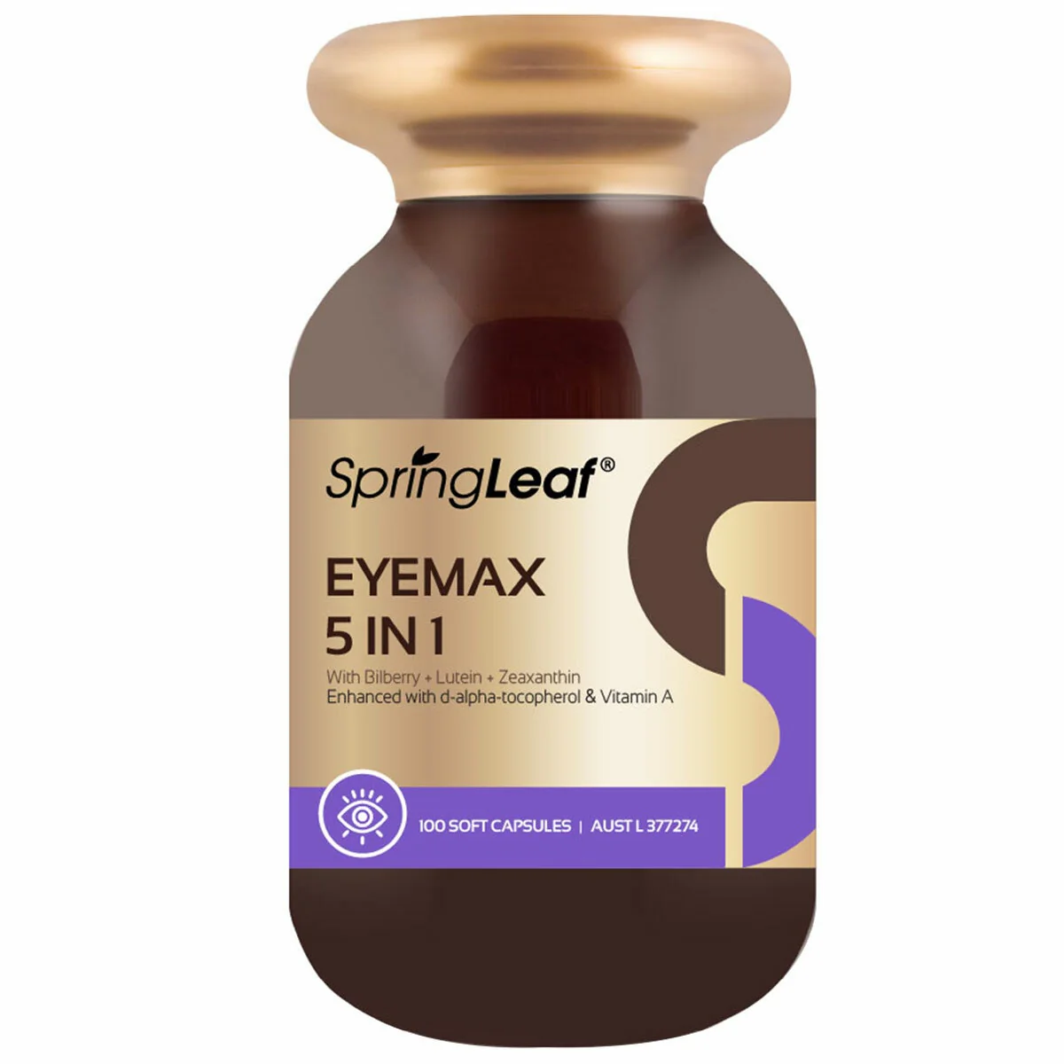 Springleaf EyeMax 5 in 1 Daily Bilberry 100 Capsules SLC03610-PA