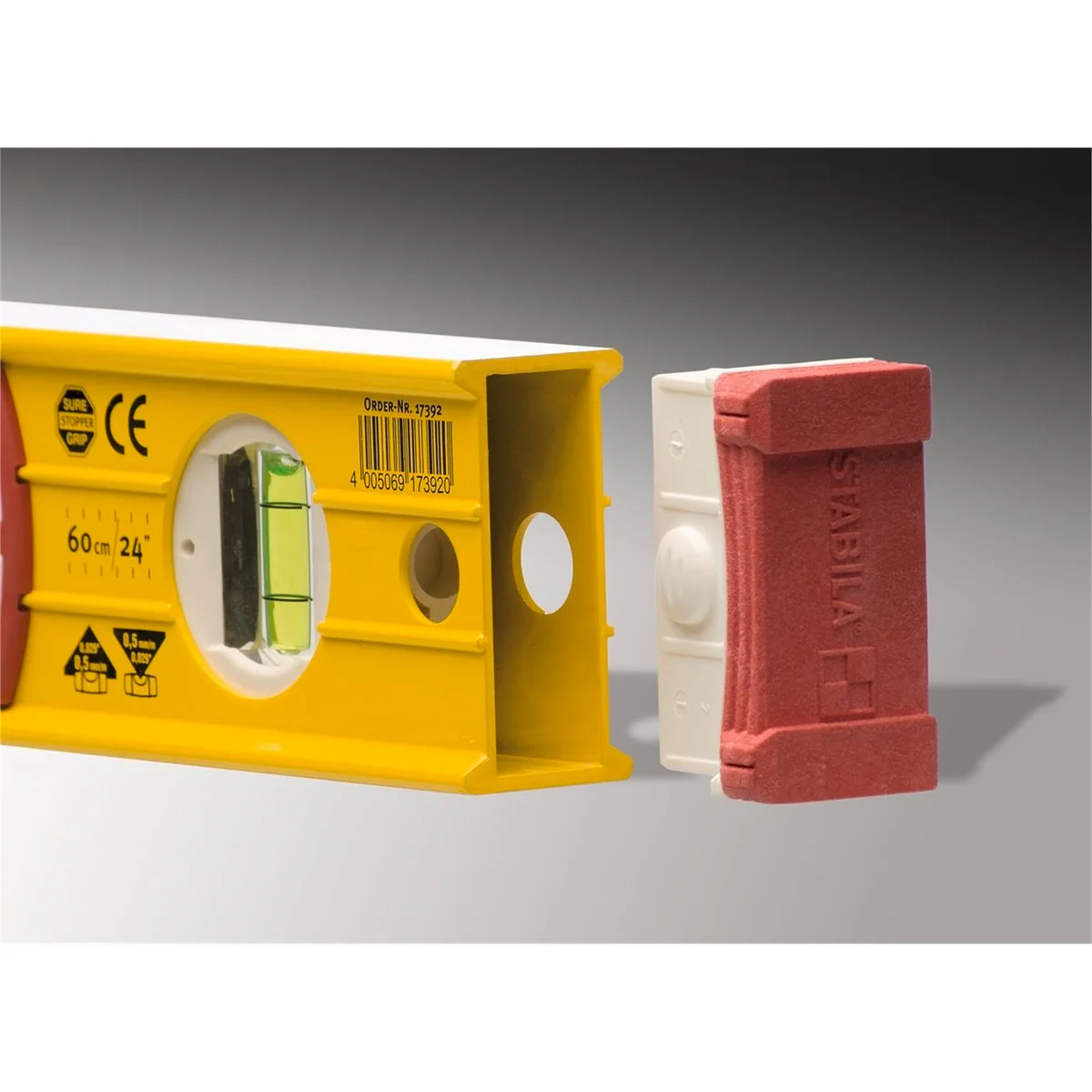 Stabila Trade Spirit Level - 600mm - Extruded Aluminium - High Stability - Image 2
