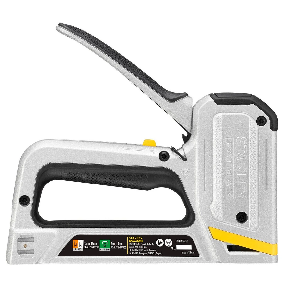 Stanley Fatmax 2 in 1 Heavy Duty Multi Tacker FMHT70250-0 - 170mm x 40mm x 270mm - Easy Squeeze Technology - Anti-Jam Mechanism - Image 3