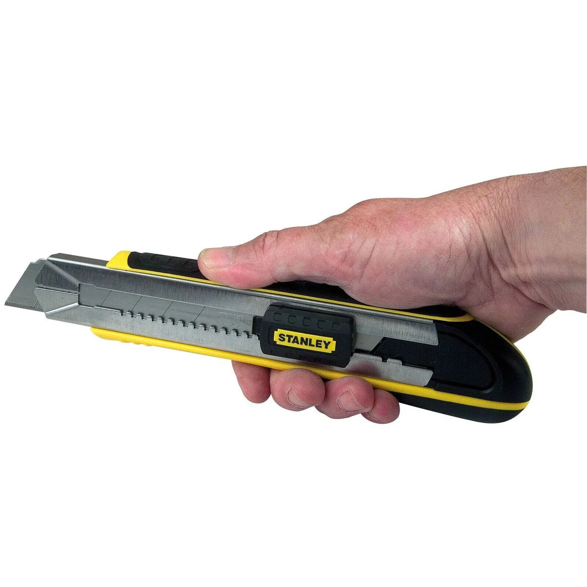 Stanley Fatmax 25mm Snap Off Knife 10 486 - Stainless Steel - Durable - Quick Blade Change - Image 2