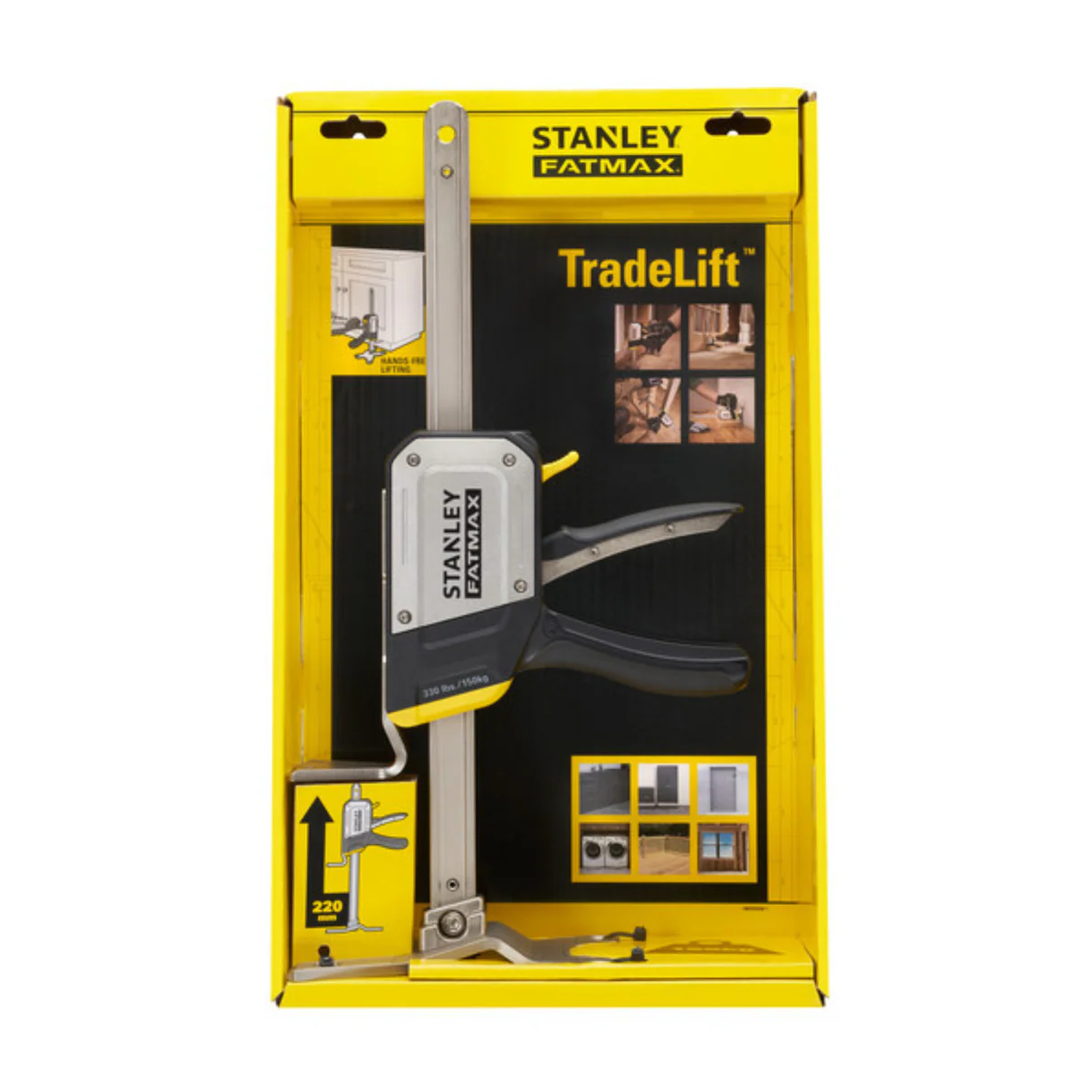 Stanley Fatmax Tradelift - Heavy-Duty Lifting Tool - 150kg Capacity - 220mm Height - Image 3