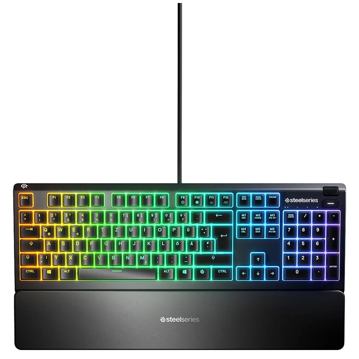 SteelSeries Apex 3 Gaming Keyboard 64795 Black IP32 Water Resistant - Image 2