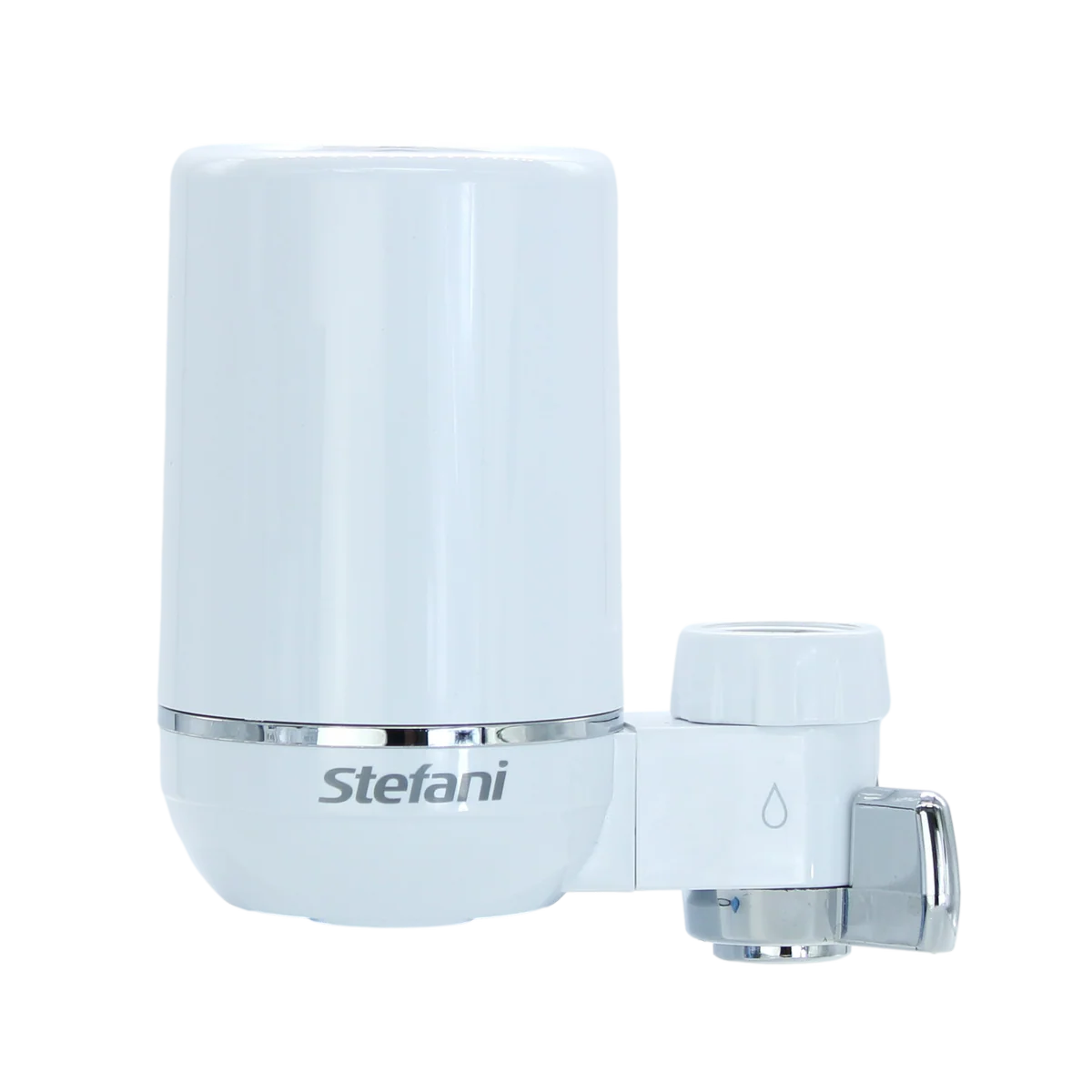 Stefani On Tap Ceramic Water Filter System - Lead Free - 160mm x 120mm x 85mm - White - Easy DIY Installation - Reduces Contaminants