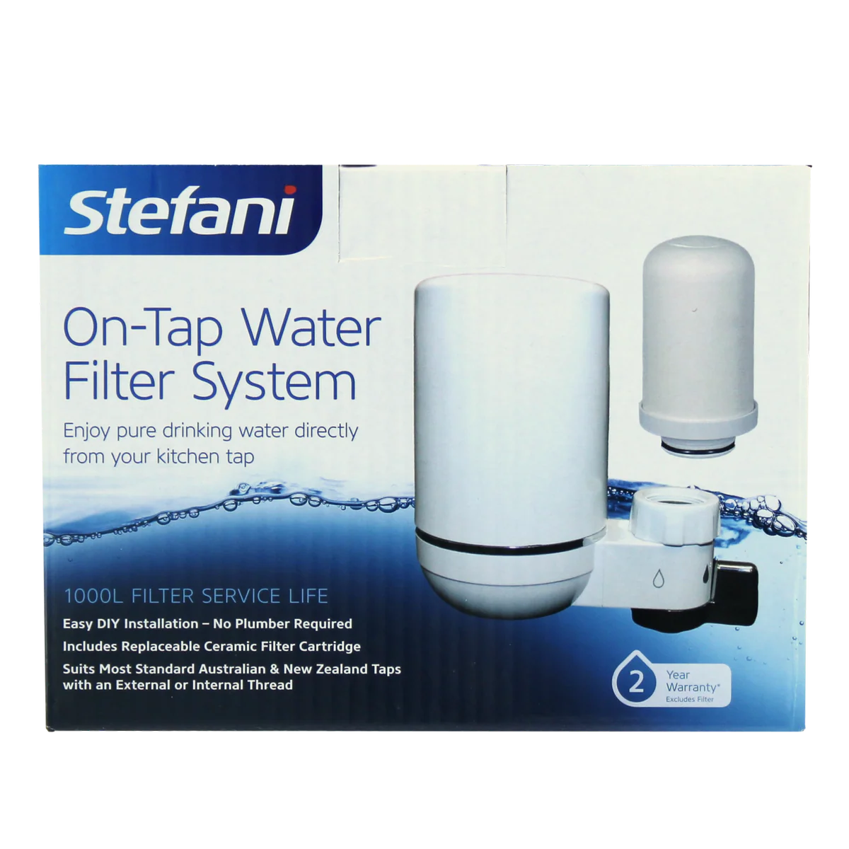 Stefani On Tap System Replacement Ceramic Filter - Lead Free - 50mm x 95mm - White - 99.99% Bacteria Removal - Image 3