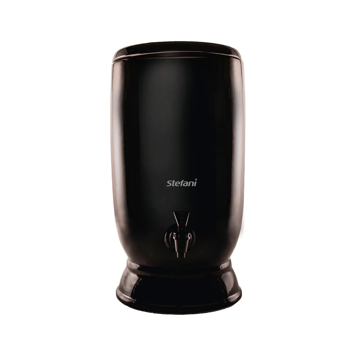 Stefani Water Purifier - 12L - Black Porcelain - Natural Filtration