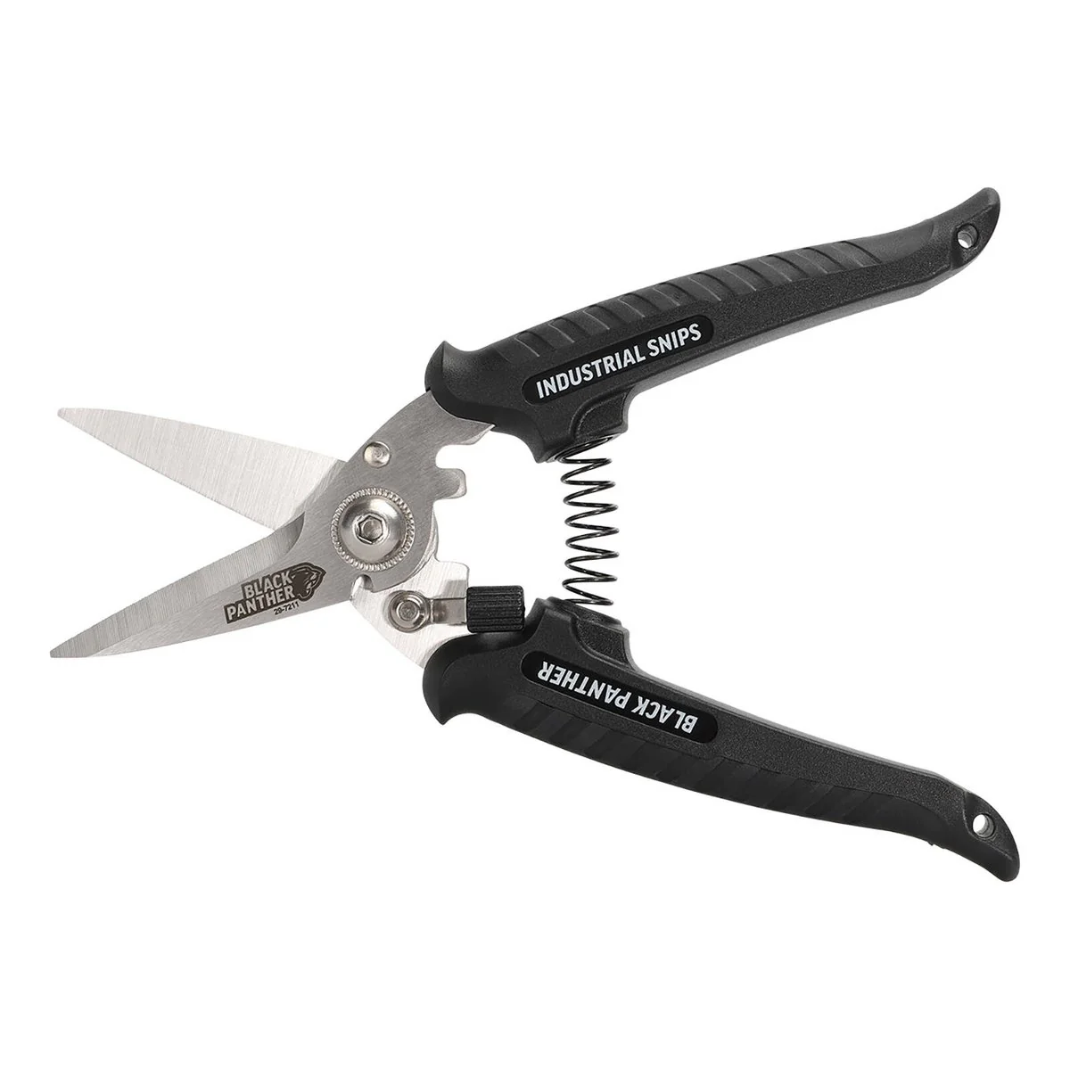Sterling Black Panther Industrial Snips - 185mm - Black - Ergonomic Design - Image 3