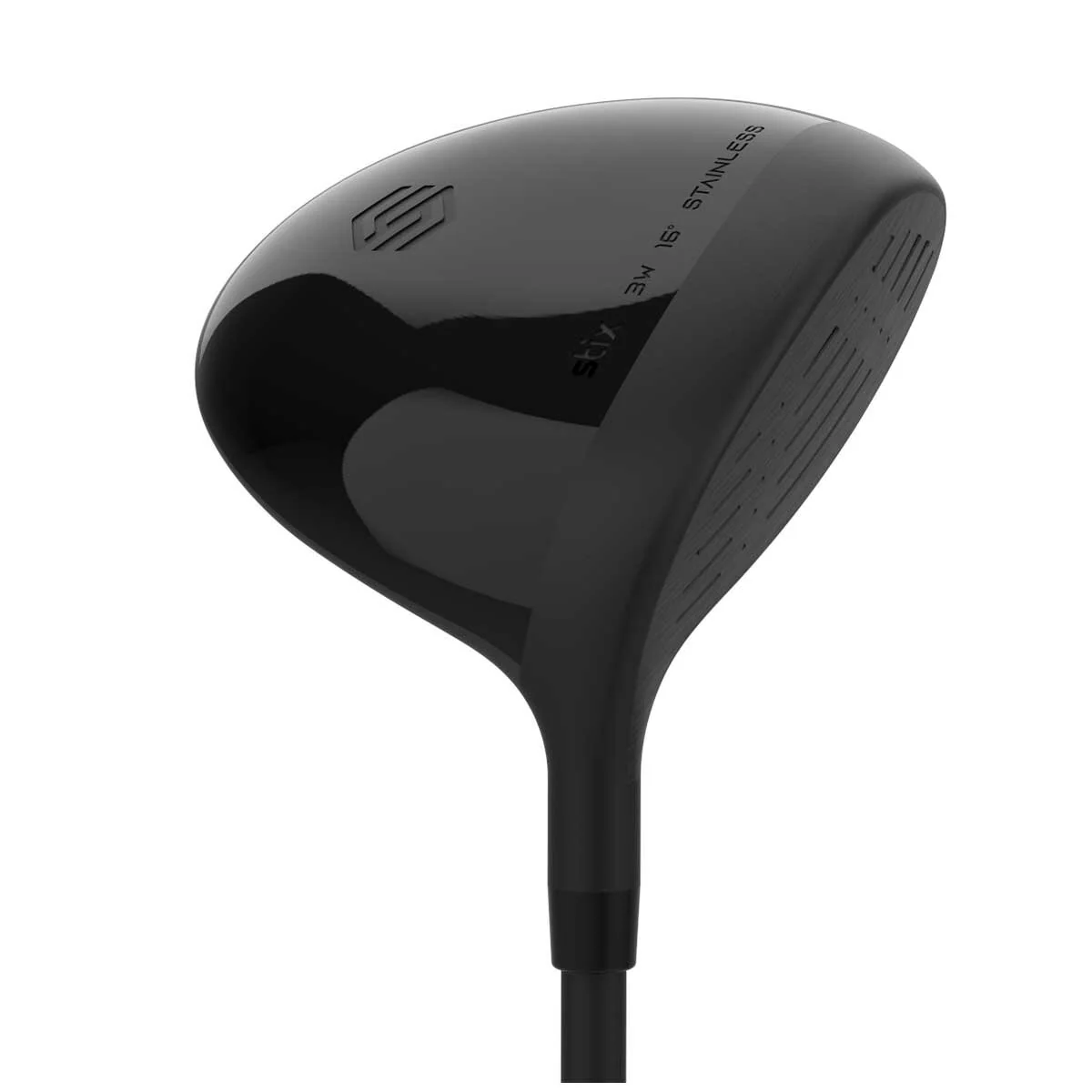 Stix Golf Left Hand 10-Piece Golf Club Set Graphite Steel Black - Image 3