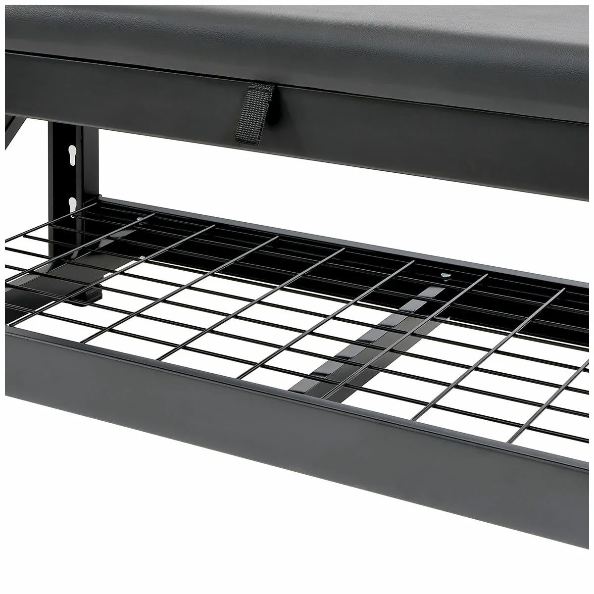 Storage Bench 51cm Height Black Steel 454kg - Image 6