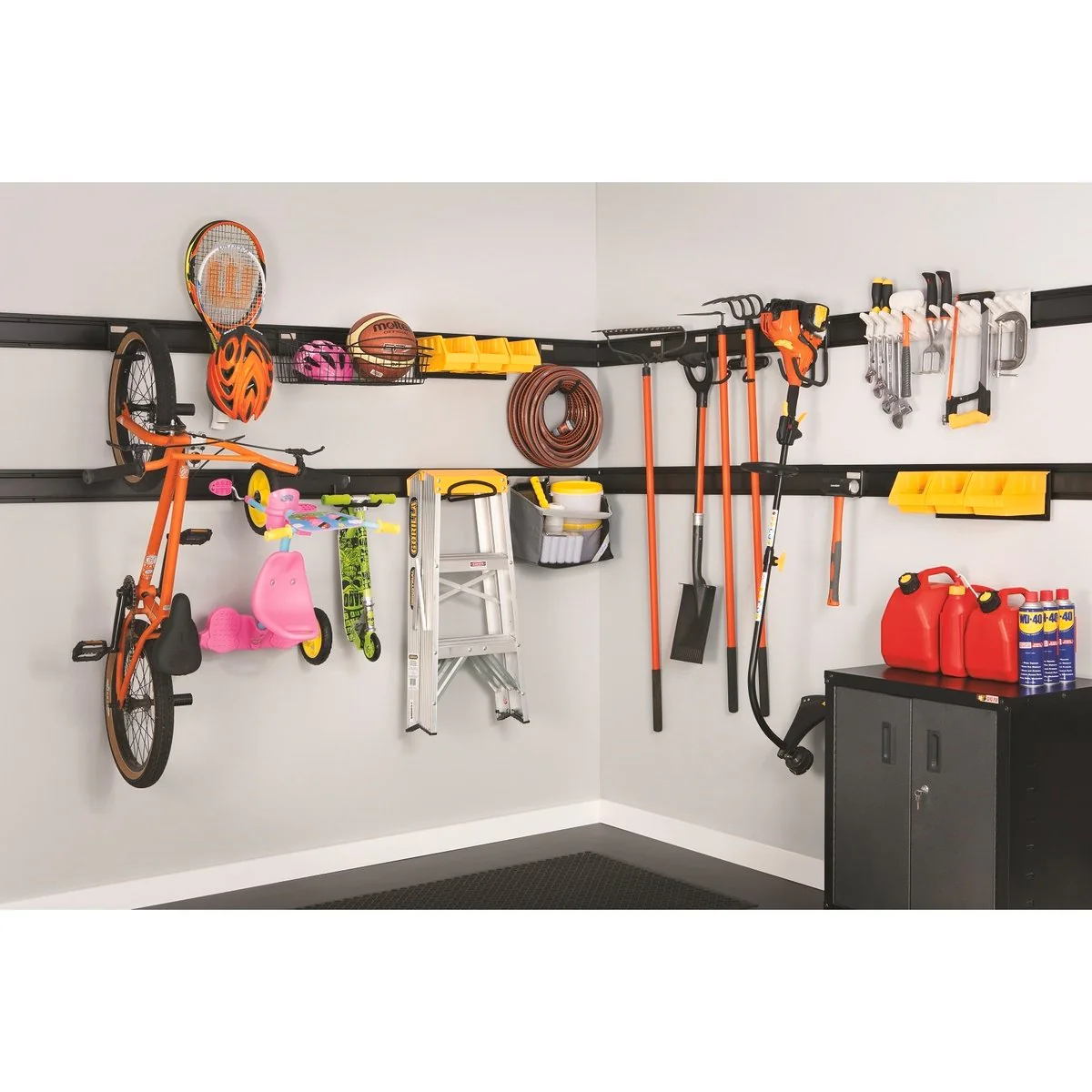 Storease Bike Hook - 80mm x 145mm - Powder-coated Steel - Indoor Use - Image 3