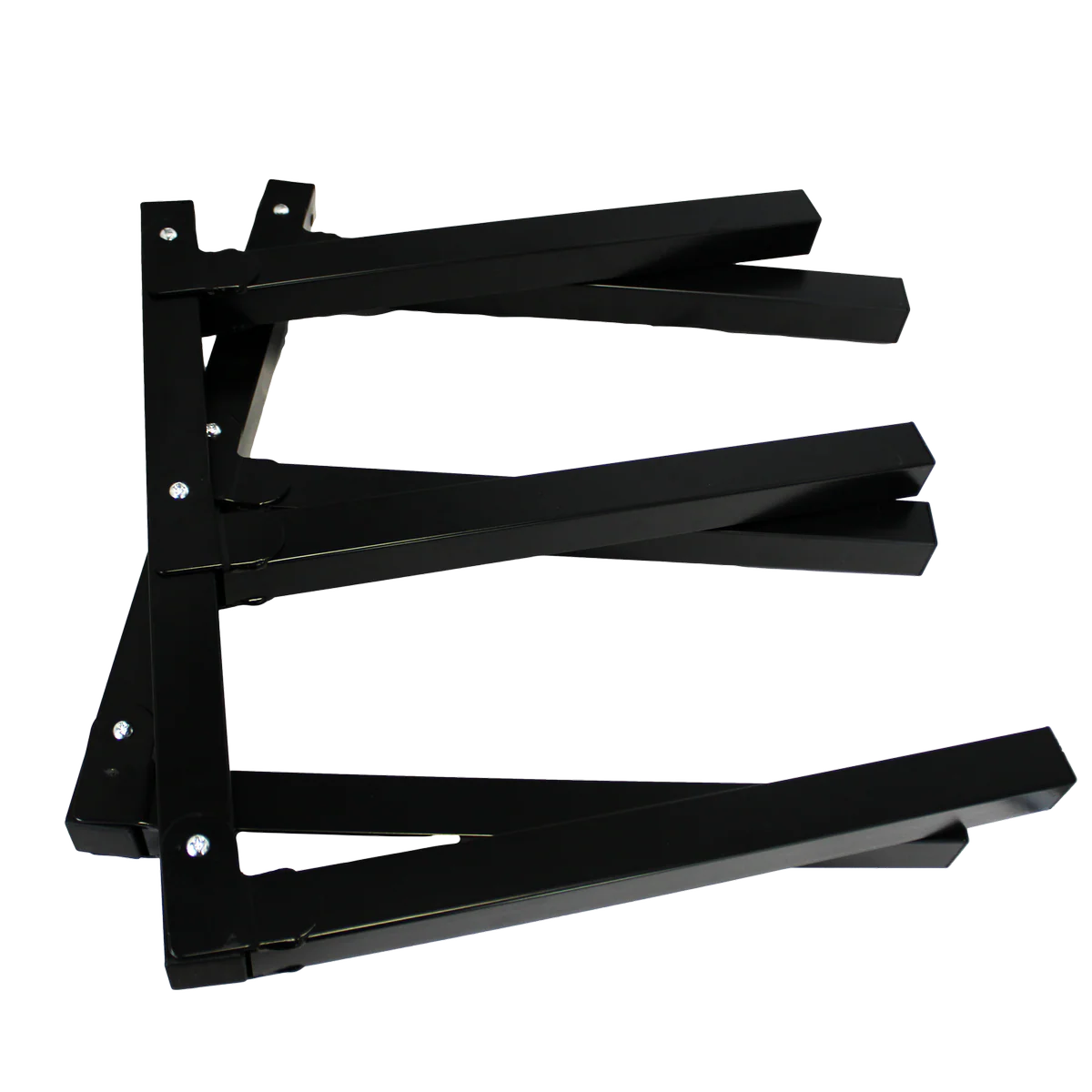 Storease Wall Storage System Utility Racks 2 Pack - 265mm x 75mm x 450mm - Black - Durable Steel - Easy Installation - Image 2