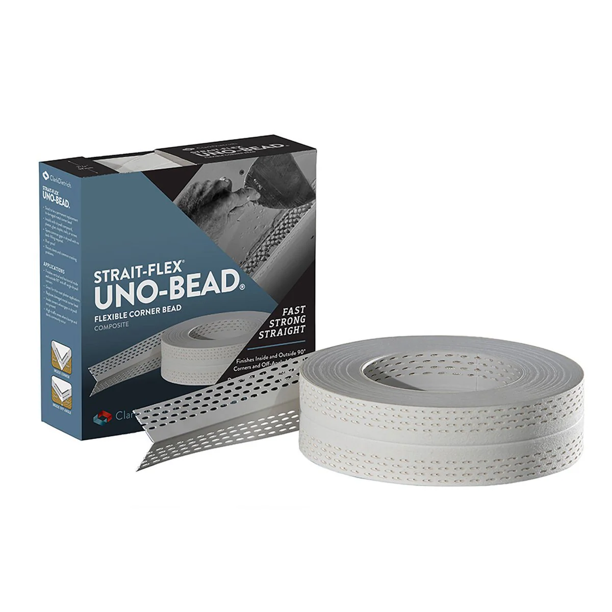 Strait-Flex Uno Bead Steel Bead on a Roll - 30.5m - Durable PVC