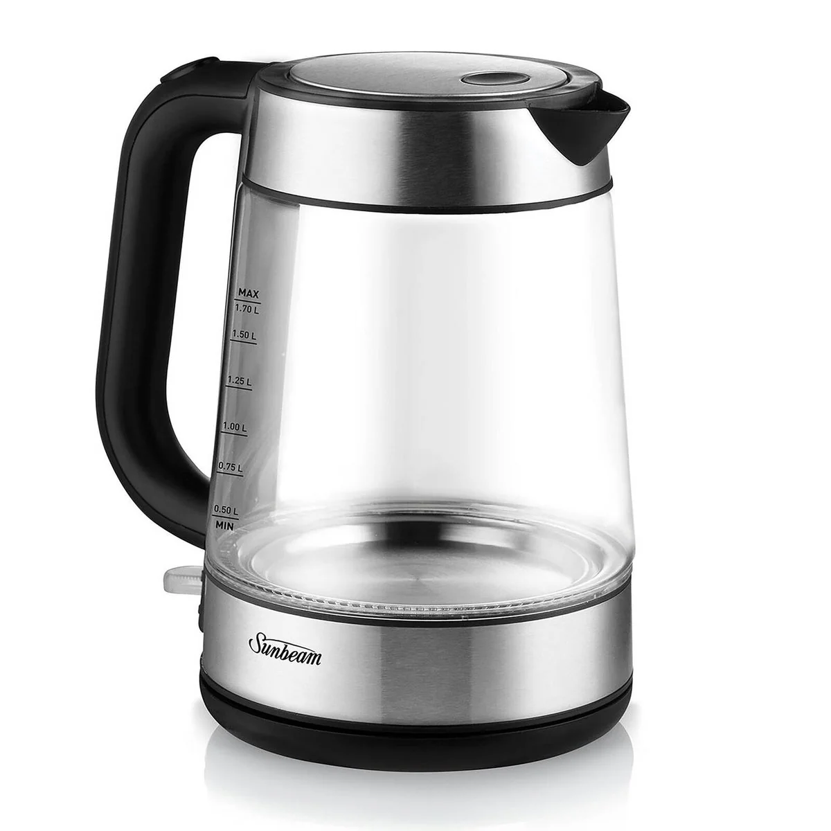 Sunbeam Capri Glass Kettle - 1.7L - 2200W Fast Boil - Heat Resistant Glass - Image 3