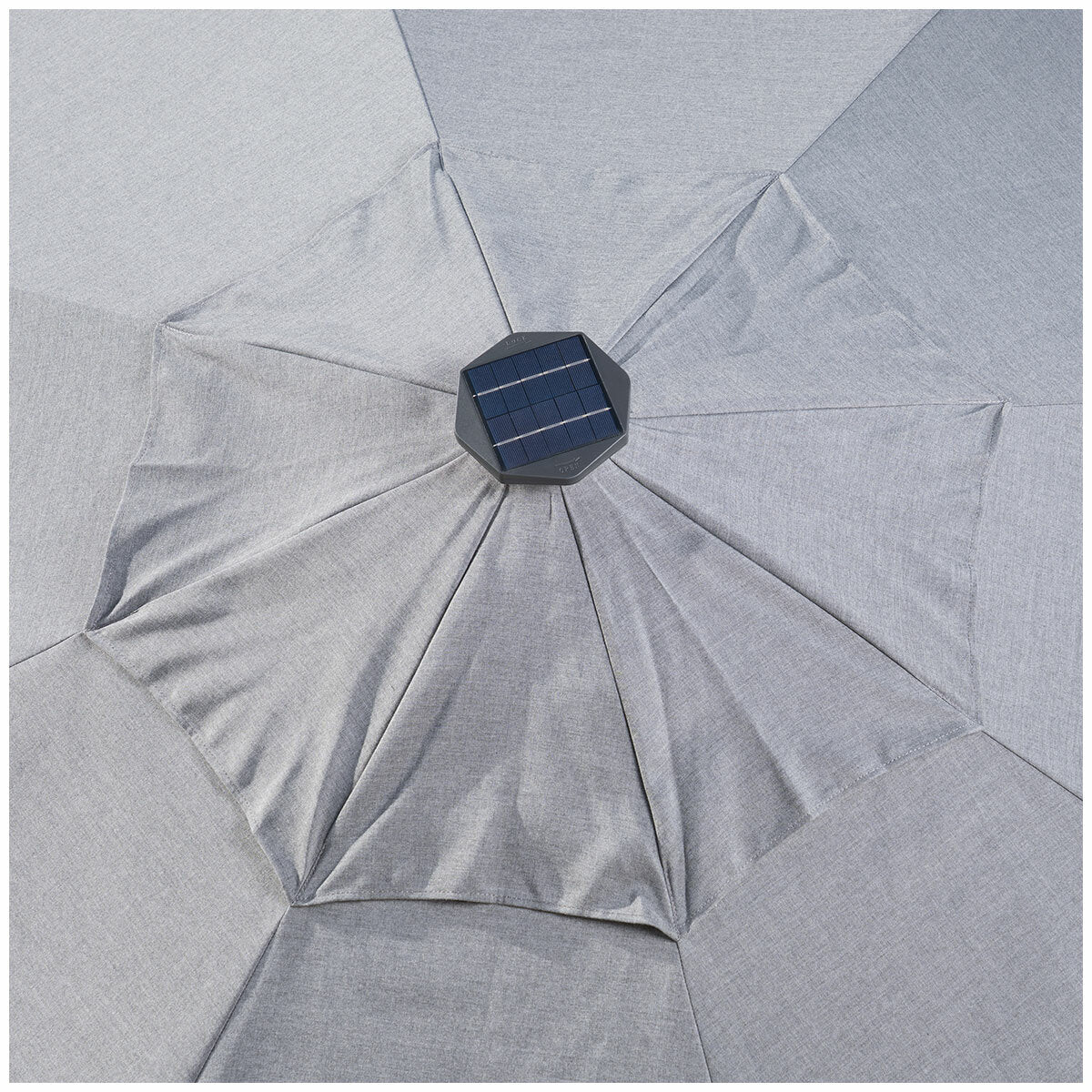 SunVilla 3m LED Market Umbrella Graphite Aluminium Rechargeable - Image 6