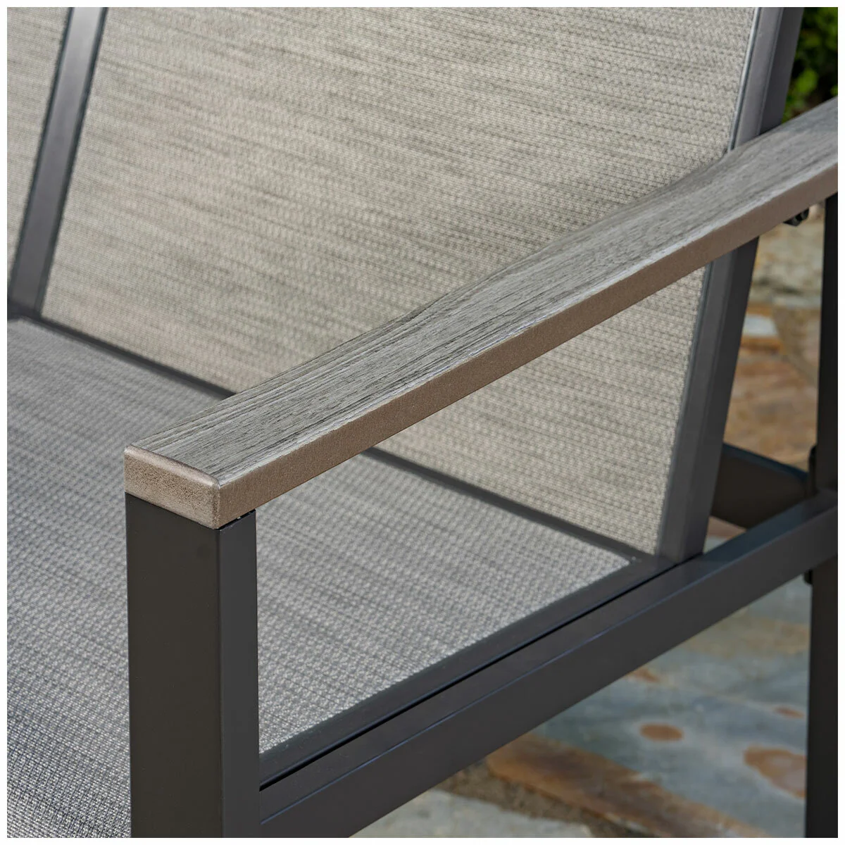 SunVilla Helio 4 Piece Outdoor Patio Set Graphite Aluminium Stylish - Image 11