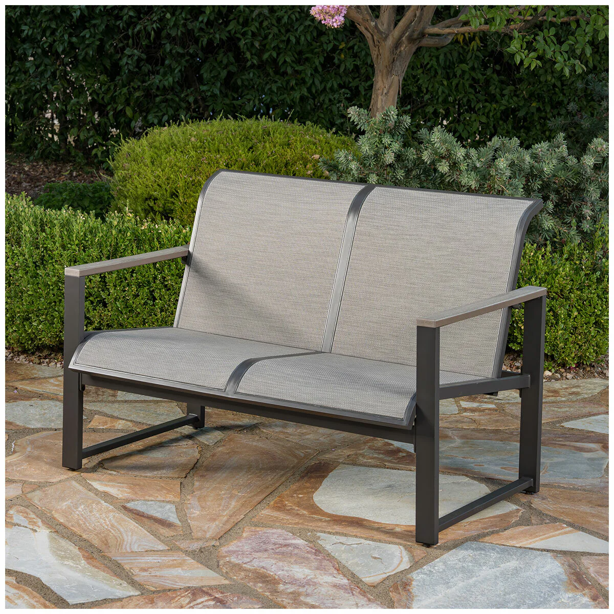 SunVilla Helio 4 Piece Outdoor Patio Set Graphite Aluminium Stylish - Image 2