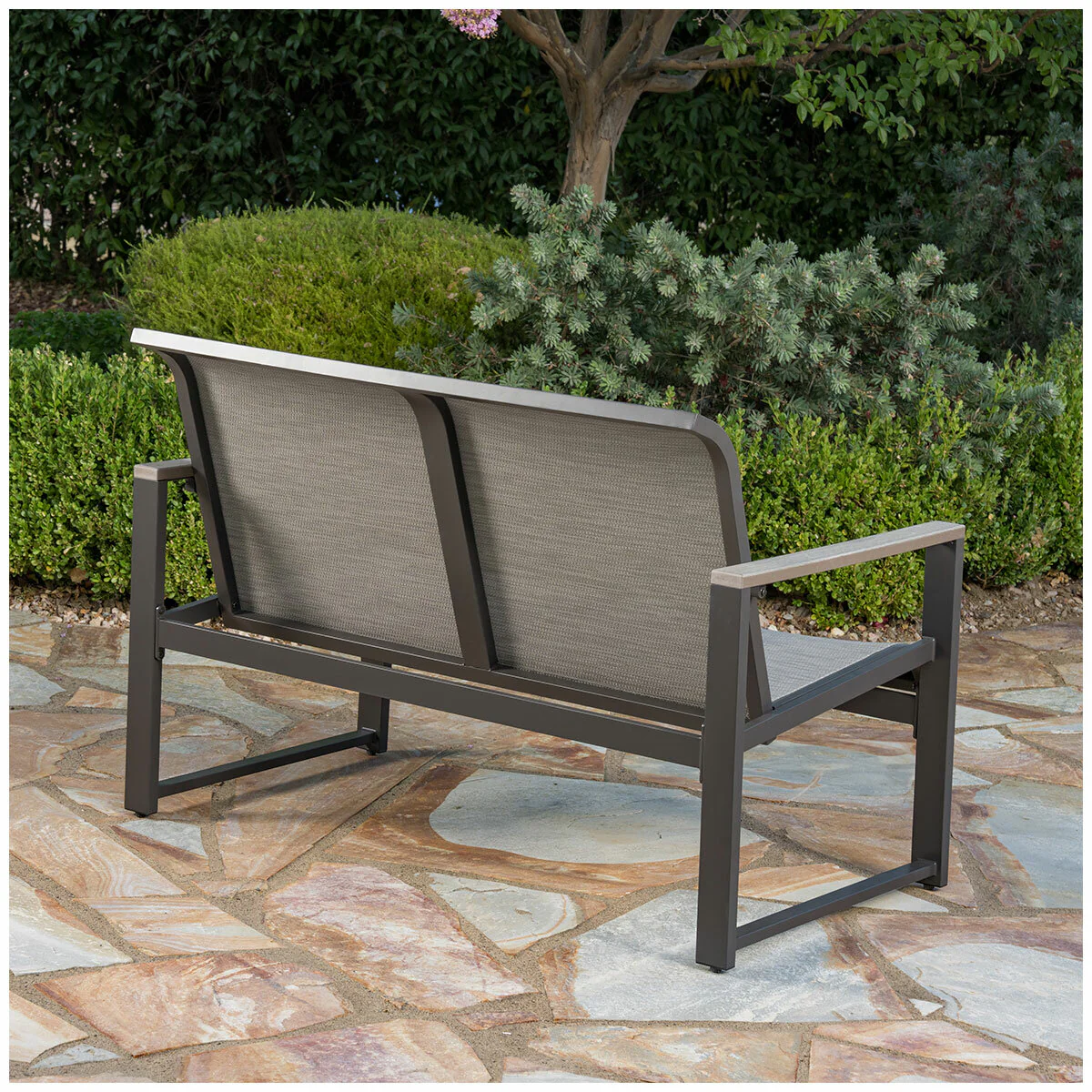 SunVilla Helio 4 Piece Outdoor Patio Set Graphite Aluminium Stylish - Image 3