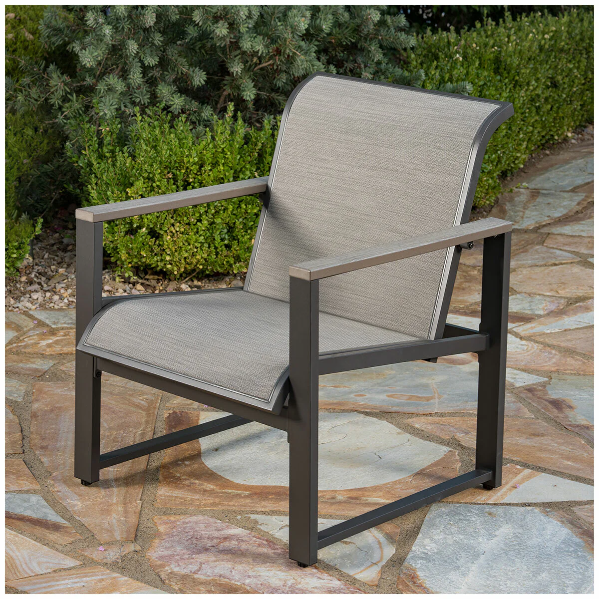 SunVilla Helio 4 Piece Outdoor Patio Set Graphite Aluminium Stylish - Image 4