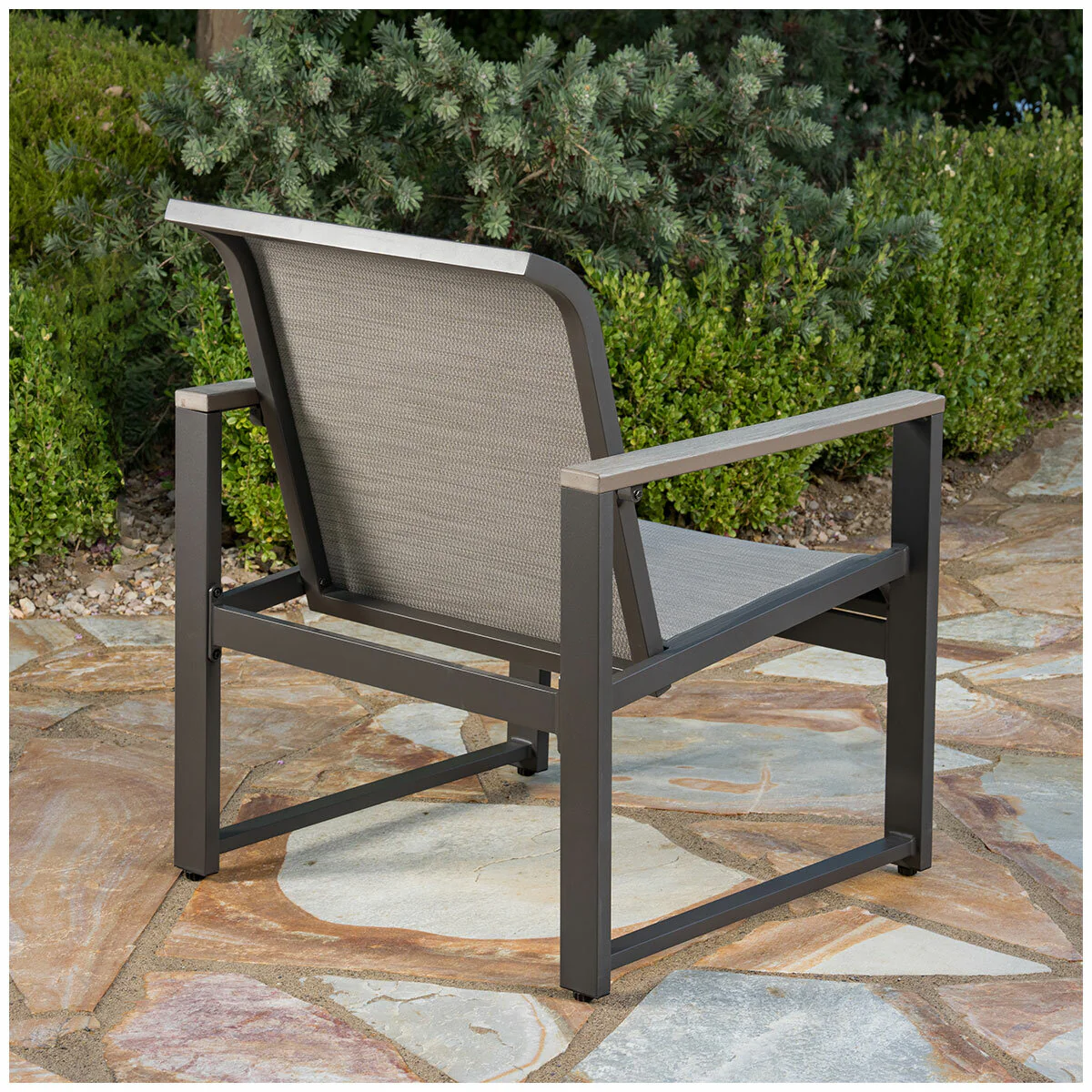 SunVilla Helio 4 Piece Outdoor Patio Set Graphite Aluminium Stylish - Image 5