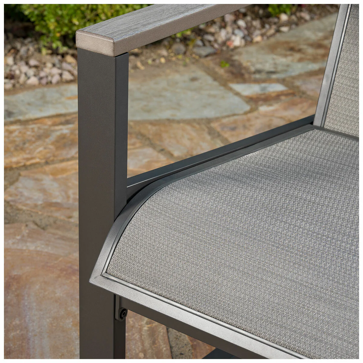 SunVilla Helio 3 Piece Seating Set Graphite Aluminium Weather Resistant - Image 10