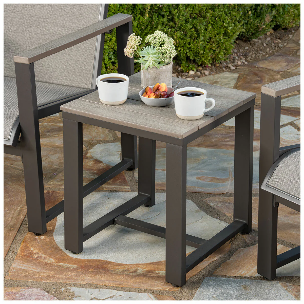 SunVilla Helio 3 Piece Seating Set Graphite Aluminium Weather Resistant - Image 12