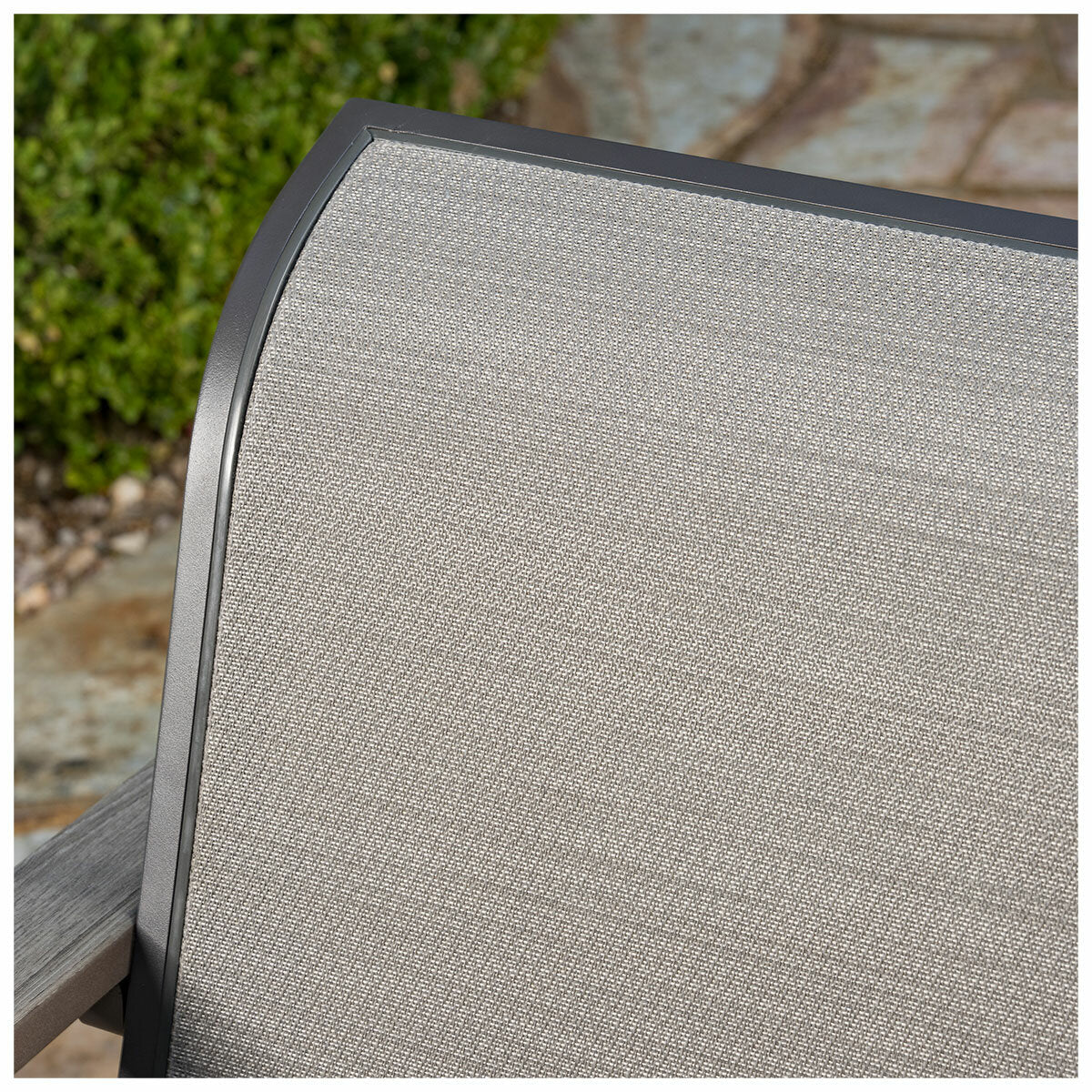 SunVilla Helio 3 Piece Seating Set Graphite Aluminium Weather Resistant - Image 7