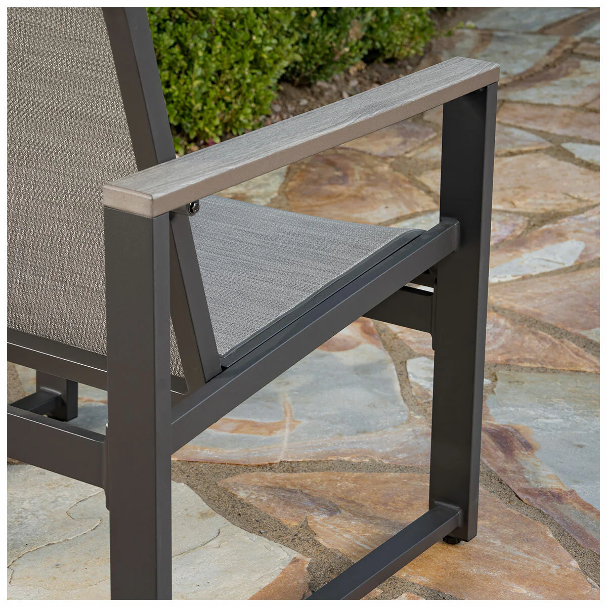 SunVilla Helio 3 Piece Seating Set Graphite Aluminium Weather Resistant - Image 9