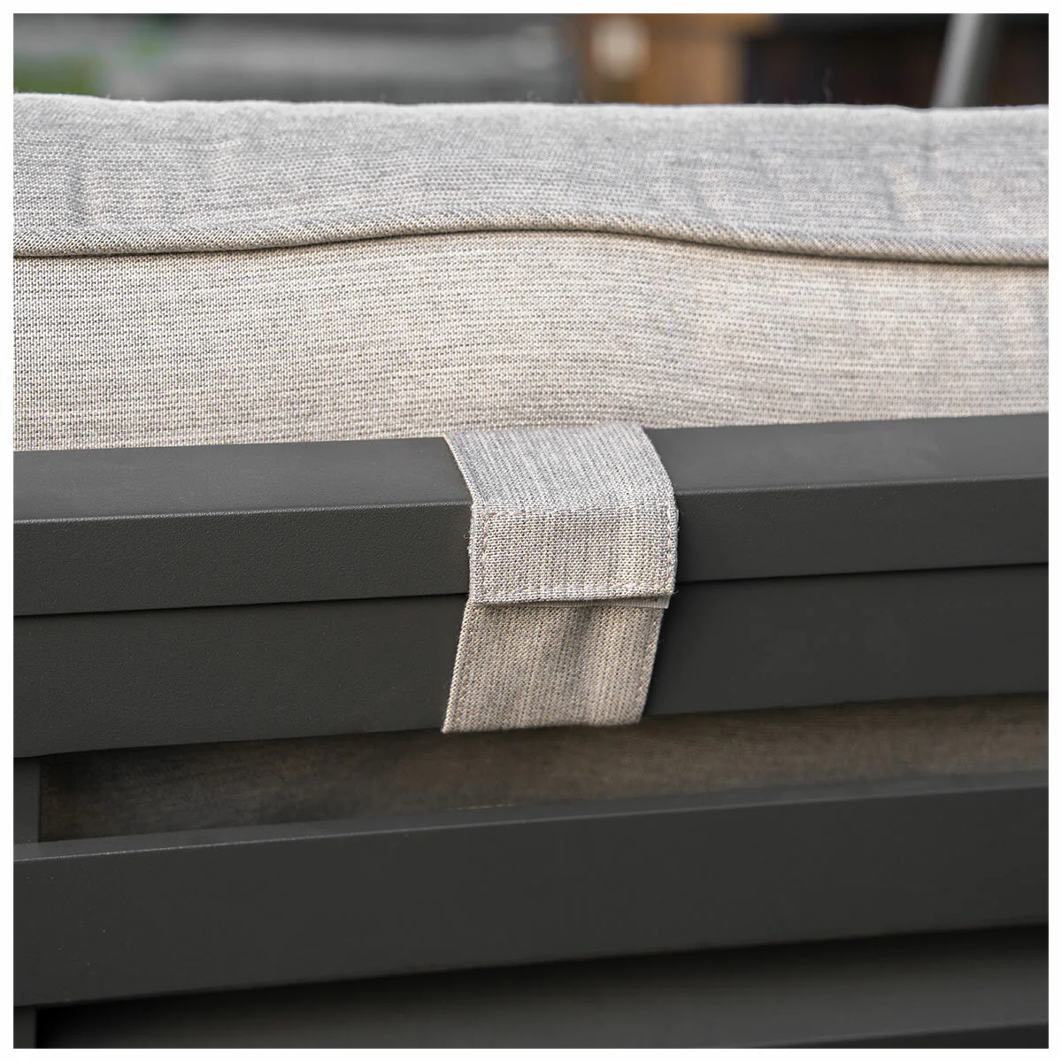 SunVilla Pine Knoll Cushion Swing Graphite Outdura Weather Resistant - Image 12