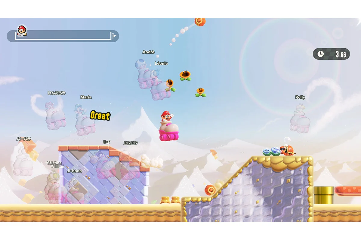 Super Mario Bros Wonder Meetup in Bellabel Park Nintendo Switch 2 Game - Image 8