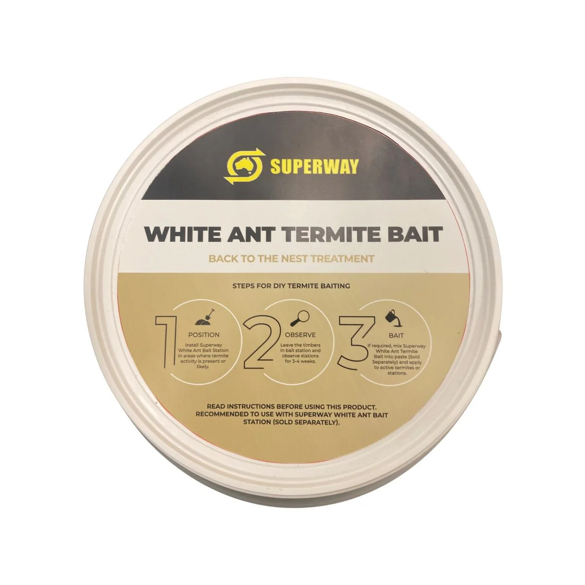 Superway 500g White Ant Termite Bait - DIY Subterranean Termite Eradication - Image 2