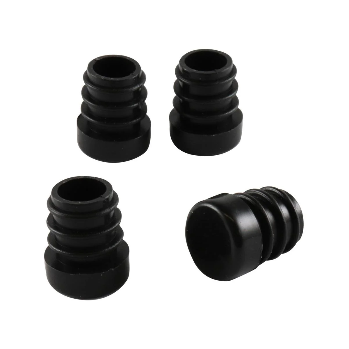 Surface Gard 13mm Black Round Plastic Internal Chair Tip 4 Pack
