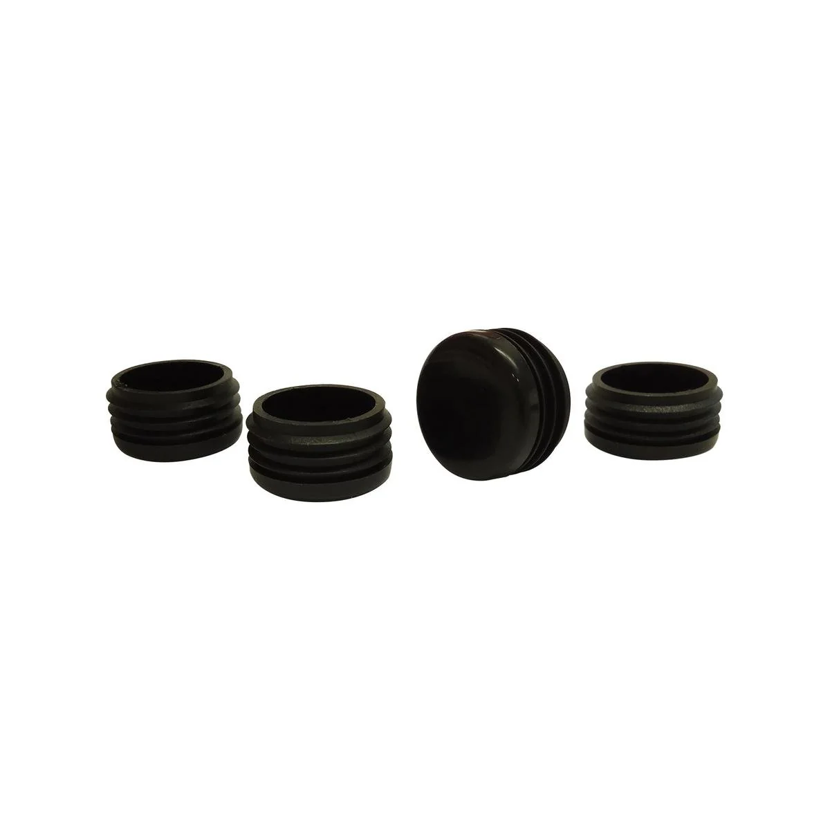 Surface Gard 32mm Black Round Plastic Internal Chair Tip 4 Pack