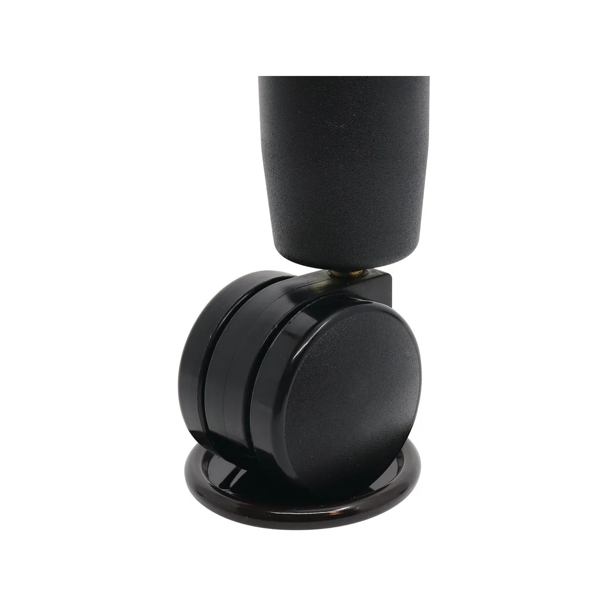 Surface Gard 60mm Brown Round Carpet Base Castor Cup 4 Pack - Image 2