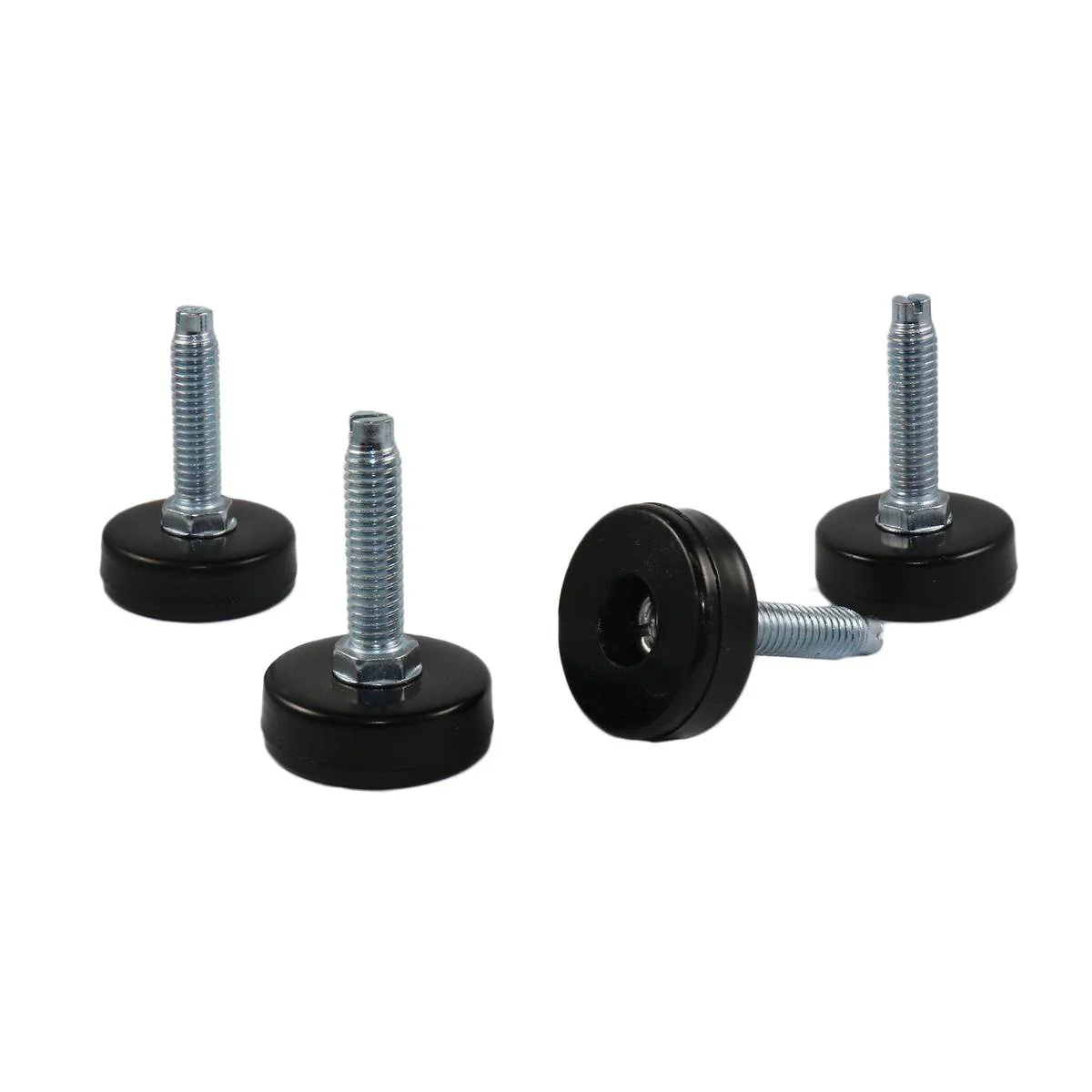 Surface Gard Glide - 3/8 x 1-1/2in - Black Plastic - Adjustable