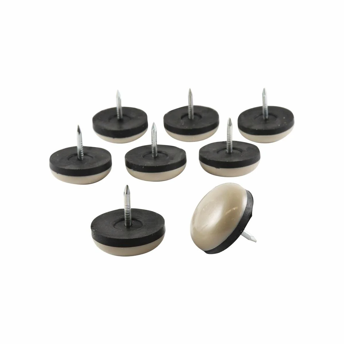 Surface Gard Nail On Slide Glides - 22mm - Rubber - Easy Installation - 8 Pack