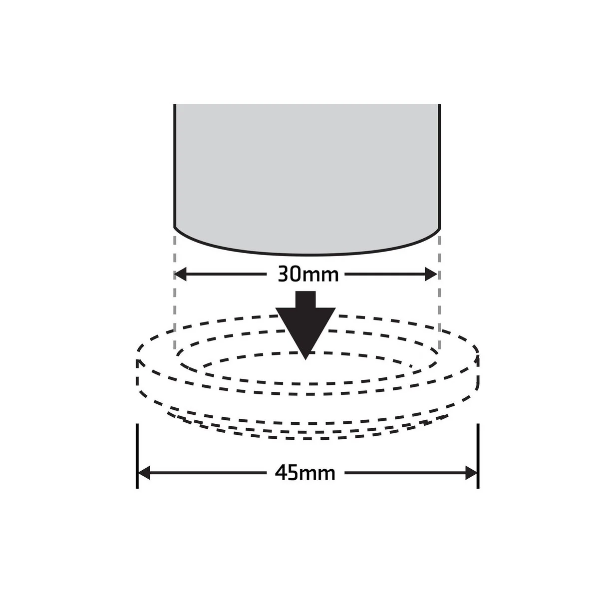 Surface Gard Round Castor Cup 30mm Brown 4 Pack - Protects Floors - Image 4