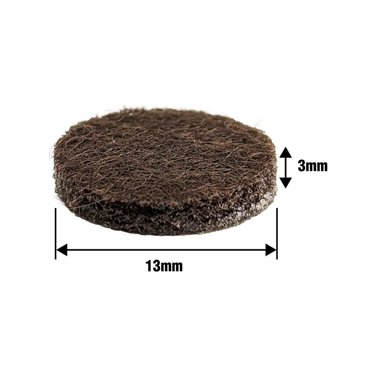 Surface Gard Round Felt Floor Protection 13mm Brown 24 Pack - Noise Reduction - Image 4