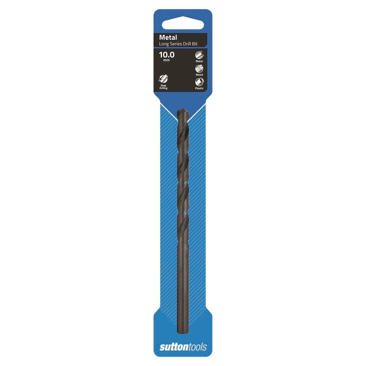 Sutton Tools 10mm Long Series Jobber Drill Bit M2 HSS Fast Chip Removal