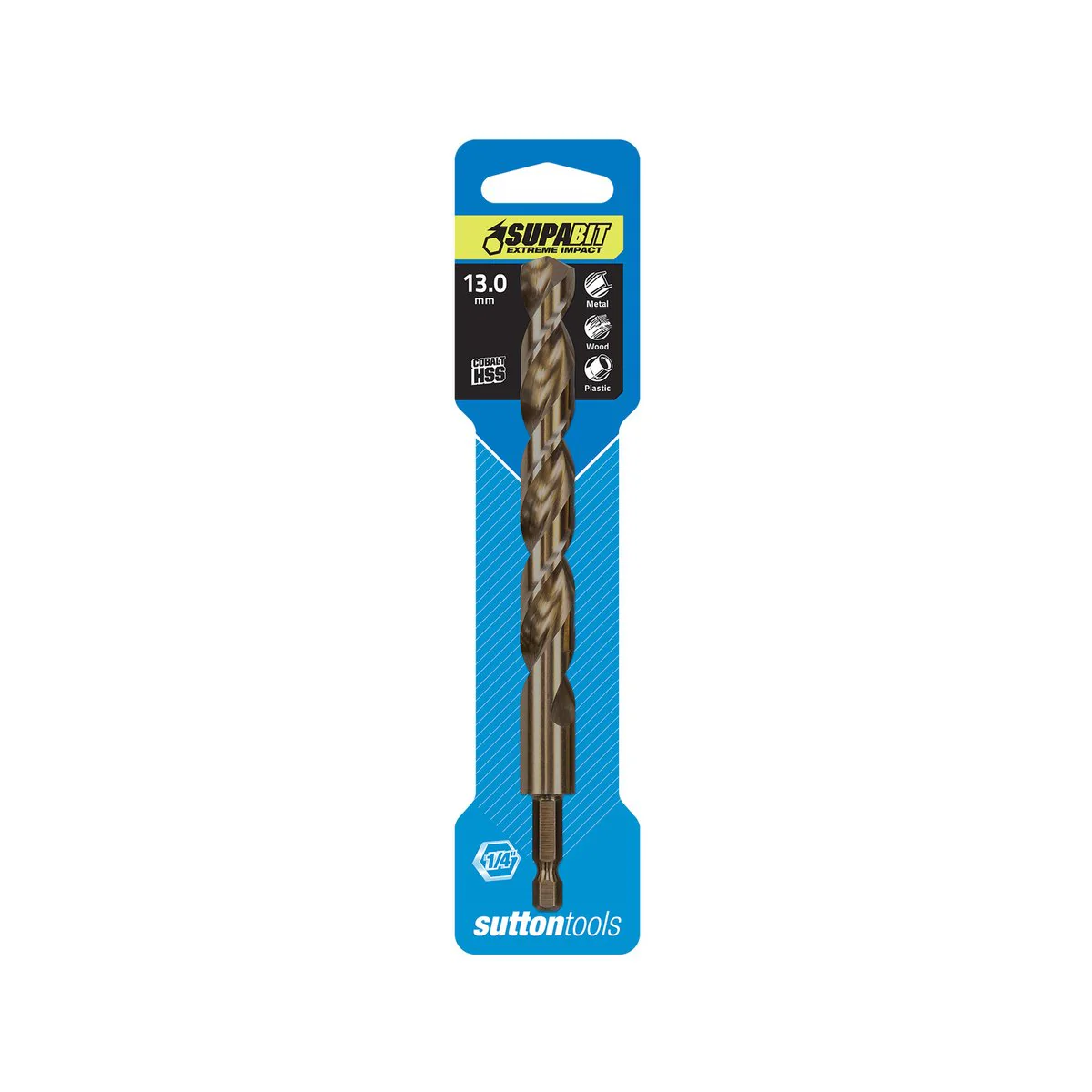 Sutton Tools 13mm Supabit Impact Drill Bit - HSS - Durable - Versatile