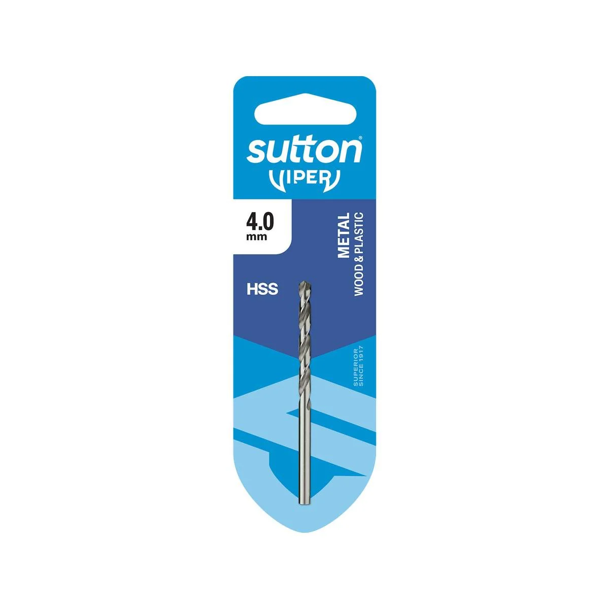 Sutton Tools 4mm Viper Jobber Drill Bit - M2 HSS - Precision Drilling