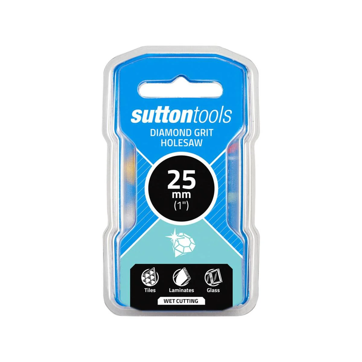 Sutton Tools Diamond Holesaw - 25mm - Steel - Diamond Coated