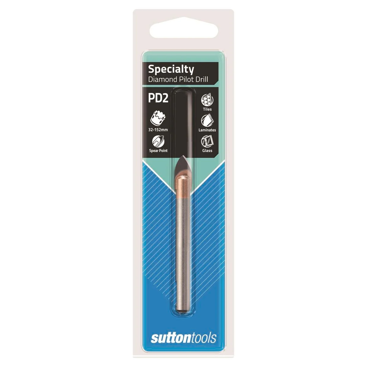 Sutton Tools Diamond Holesaw Pilot Drill 8 0 x 69mm Tungsten Carbide